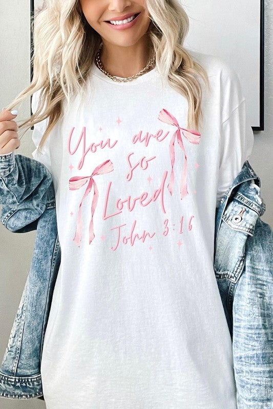 You Are So Loved Graphic Plus Heavy Cotton Tee