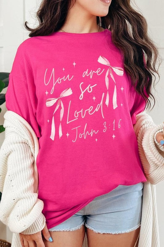 You Are So Loved Graphic Plus Heavy Cotton Tee