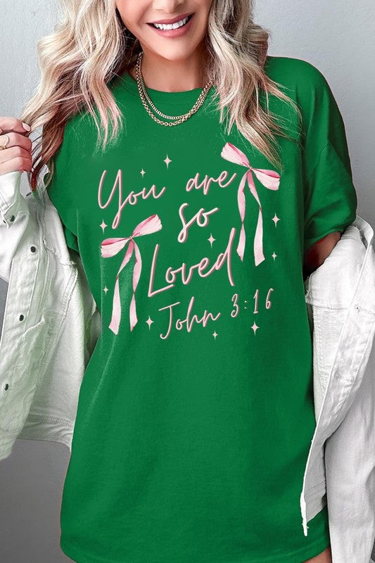You Are So Loved Graphic Plus Heavy Cotton Tee