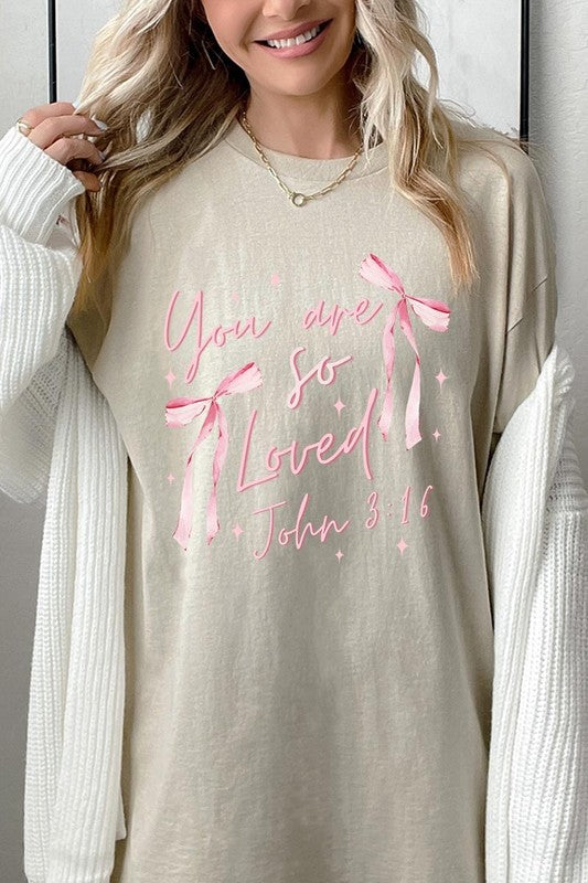 You Are So Loved Graphic Plus Heavy Cotton Tee