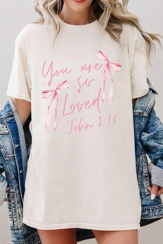 You Are So Loved Graphic Plus Heavy Cotton Tee