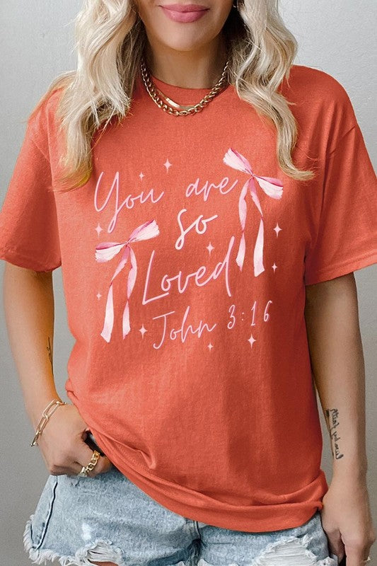 You Are So Loved Graphic Plus Heavy Cotton Tee