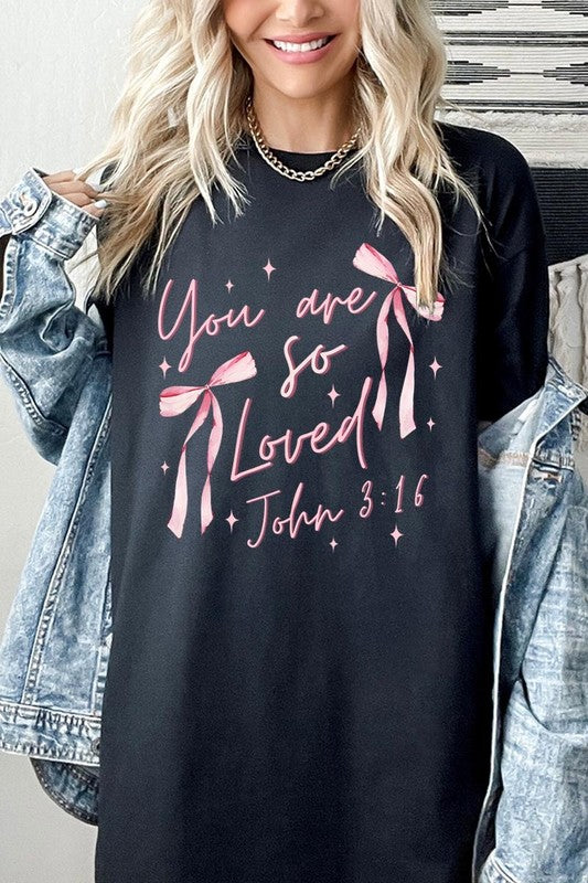 You Are So Loved Graphic Plus Heavy Cotton Tee