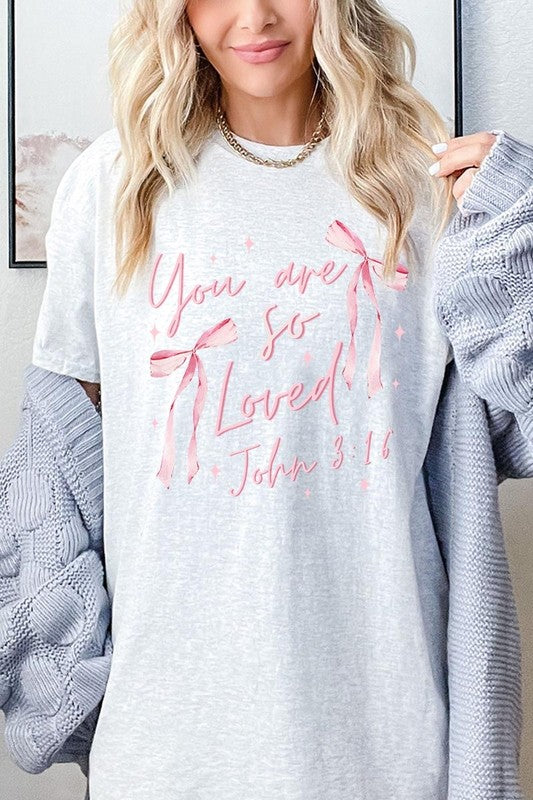 You Are So Loved Graphic Plus Heavy Cotton Tee