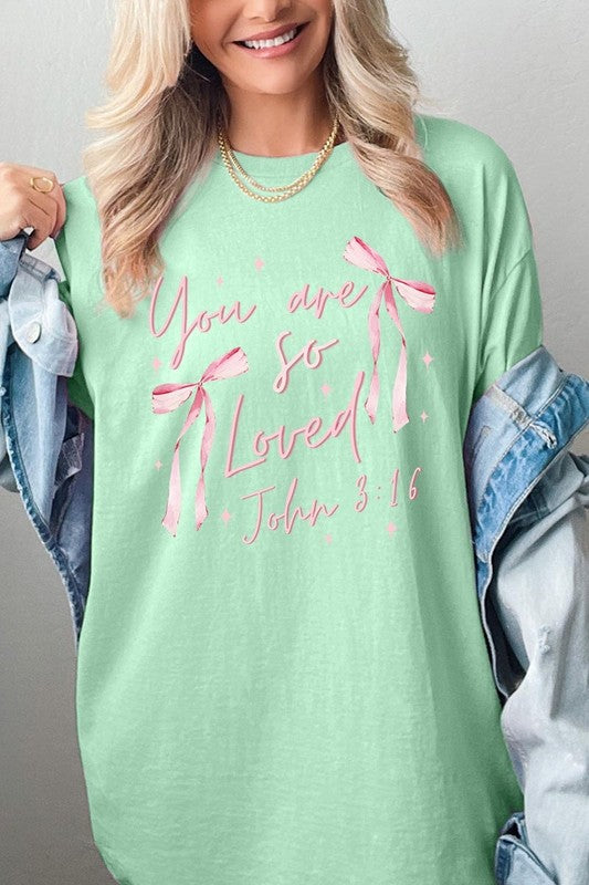You Are So Loved Graphic Plus Heavy Cotton Tee