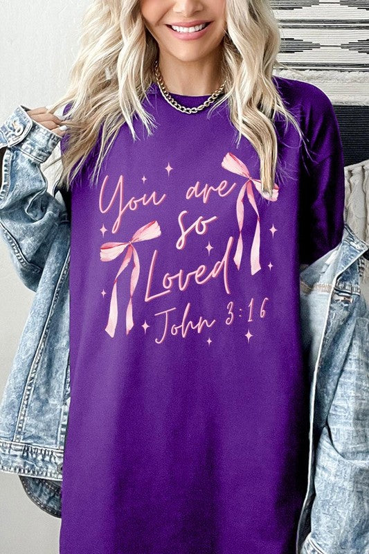 You Are So Loved Graphic Plus Heavy Cotton Tee